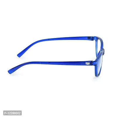 SAN EYEWEAR Women's Cat Eye Spectacles Frame, Blue-thumb3
