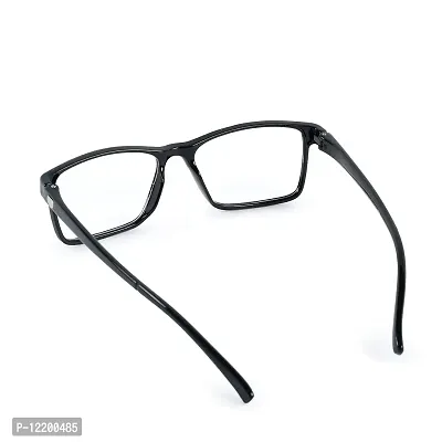 SAN EYEWEAR Reactangle Spectacles Frame for Men's & Women's, (1021_Black)-thumb4