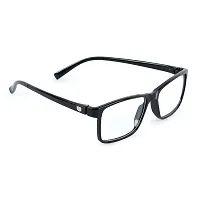 SAN EYEWEAR Reactangle Spectacles Frame for Men's & Women's, (1021_Black)-thumb1