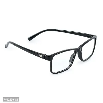 SAN EYEWEAR Reactangle Spectacles Frame for Men's & Women's, (1021_Black)-thumb2