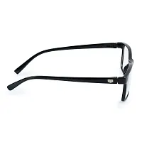 SAN EYEWEAR Reactangle Spectacles Frame for Men's & Women's, (1021_Black)-thumb2