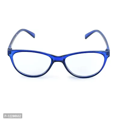 SAN EYEWEAR Women's Cat Eye Spectacles Frame, Blue-thumb0