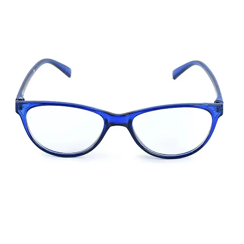 SAN EYEWEAR Blue Cut Cat-eyed Computer Glasses for Eye Protection | Zero Power, Anti Glare & Blue Light Filter Glasses | UV Protection Specs for Women