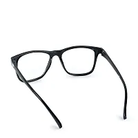 SAN EYEWEAR Reactangle Spectacles Frame for Men's & Women's, (1022_Black)-thumb3