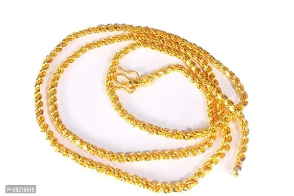 Stylish Golden Alloy Chains For Women And Men-thumb0