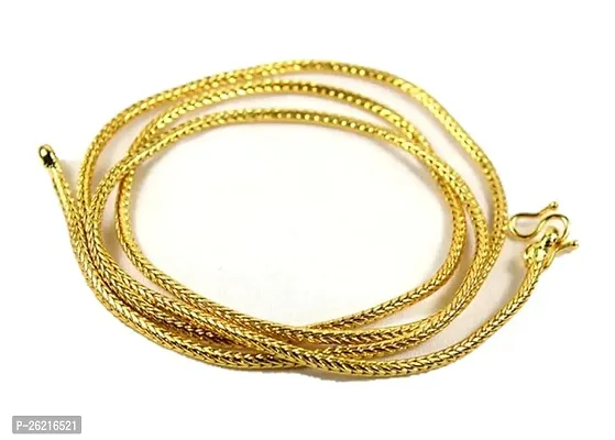 Stylish Golden Alloy Chains For Women And Men-thumb0