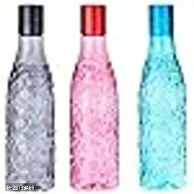 Plastic NaturalFridge Water Bottle for Office, Sports, School, Travelling, Gym, Yoga-BPA And Leak Free, Multi Color 1000 mlnbsp;(Pack Of 4)