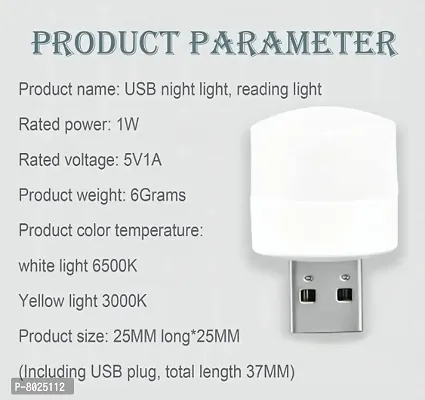 USB LED LAMP Night Light,Plug in Small Led Nightlight Mini Portable for PC Car Bulb Indoor Outdoor Camping Reading Sleeping (5)-thumb4