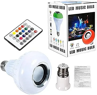 LED Music Bulb with Bluetooth Speaker Music Color changing led Bulb, DJ Lights with Remote C
