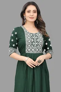 Classic Rayon Embroidered Kurti for Womens-thumb2