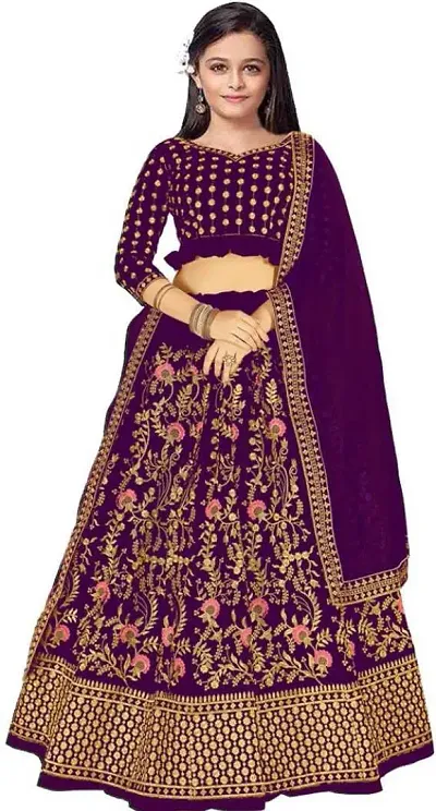 Girls Clothing | Lehenga Choli With Dupatta For 8-10 Years Girls | Freeup