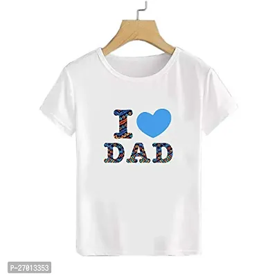 Stylish White Cotton Blend Printed Tees For Boys-thumb0