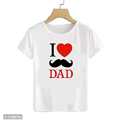 Stylish White Cotton Blend Printed T-shirts For Boys