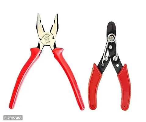 Combination Plier, 8-Inch, Wire Stripper And Cutter Combo