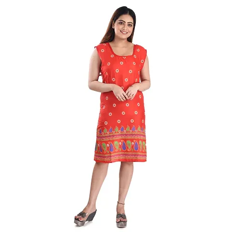 Stylish Polka Dots Nightdress For Women