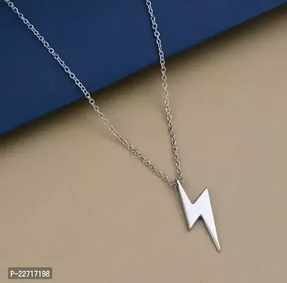 Elegant Silver Stainless Steel Chain With Pendant For Men
