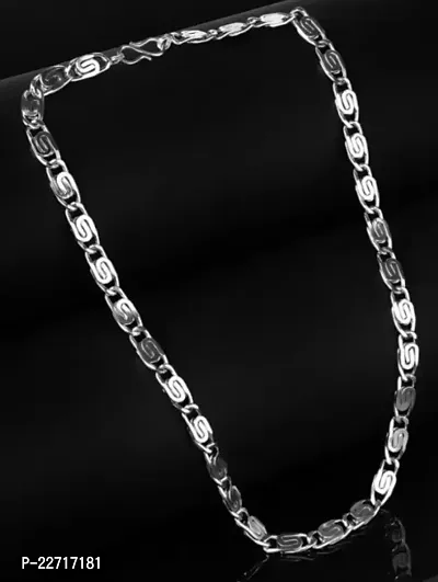 Elegant Silver Stainless Steel Chain For Men