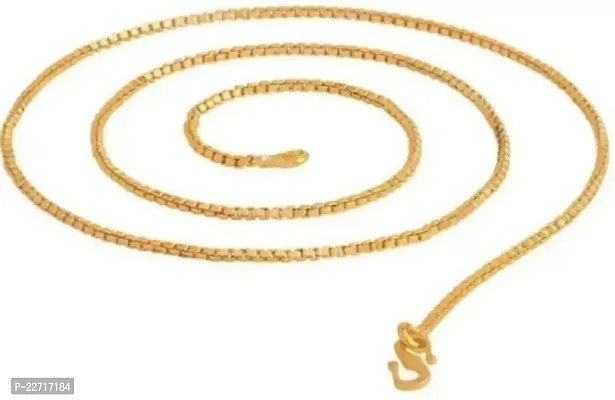 Elegant Golden Brass Chain For Men