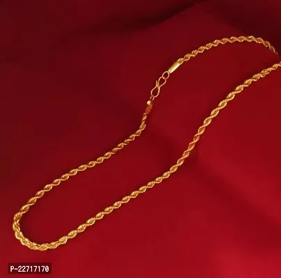 Elegant Golden Brass Chain For Men-thumb0