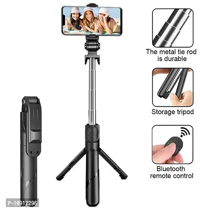 XT 02 Bluetooth Extendable Selfie Stick with Wireless Remote-thumb0