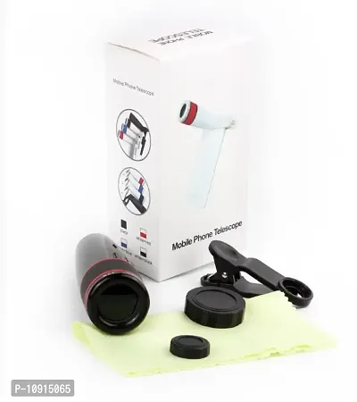 Telescope Lens for smartphone camera with 12x Zoom,DSLR Blur Background Effect Mobile Phone Lens-thumb3