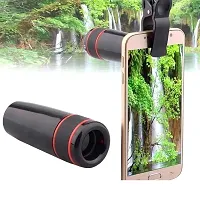 HD Cell Phone Camera Lens 12x Optical Zoom Telephoto Lens Clip-On Smartphone Lens Compatible with all android-thumb2