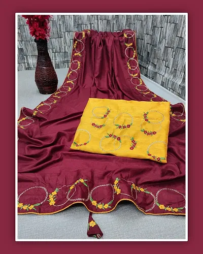 Glamorous dola silk Sarees 