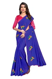 Self Pattern Daily Wear Saree with Blouse piece-thumb1