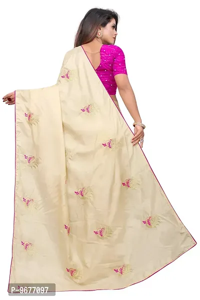 Self Pattern Daily Wear Saree with Blouse piece-thumb4