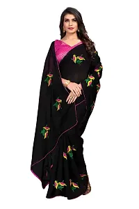 Self Pattern Daily Wear Saree with Blouse piece-thumb3