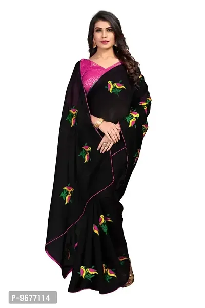 Self Pattern Daily Wear Saree with Blouse piece-thumb4