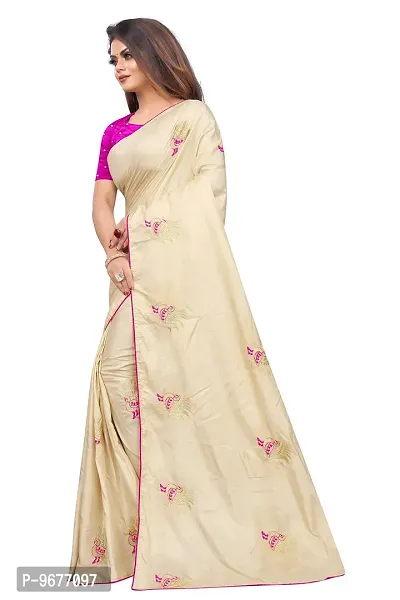 Self Pattern Daily Wear Saree with Blouse piece-thumb3