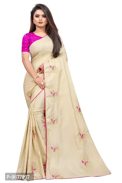 Self Pattern Daily Wear Saree with Blouse piece-thumb0