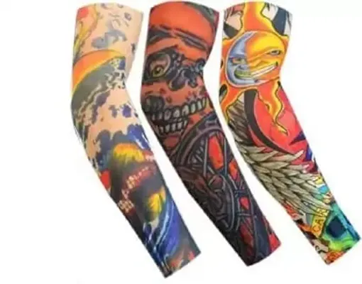 Buy Kicko Tattoo Sleeve 12 Pack  16 Inch Ink Sleeve  Sleek Fake Arm Tattoo   Sunscreen Sleeve  Stretchable Tattoo  Unisex Stocking UV Protector  Online at desertcartINDIA