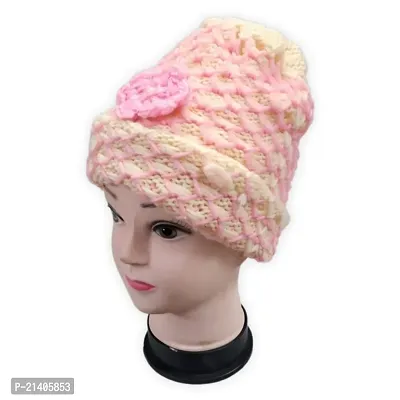 Fancy Wool Warm Caps For Women-thumb0