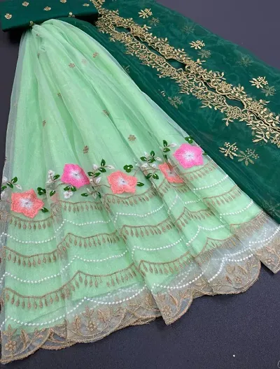 Attractive Net lehengas For Women