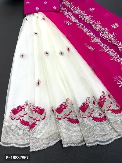 Attractive Net Lehenga For Women-thumb0