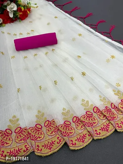 New Organza Soft Saree For  Gorgeous Look-thumb0