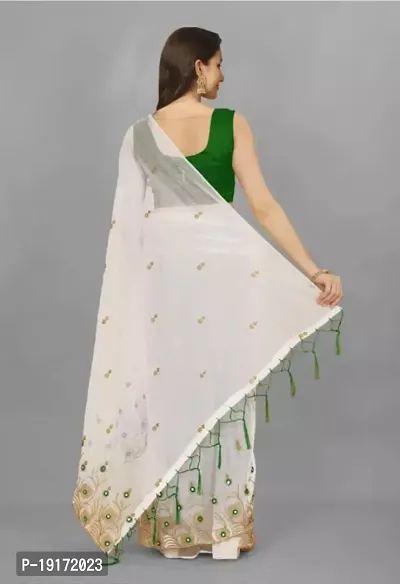 New Organza Soft Saree For  Gorgeous Look-thumb3