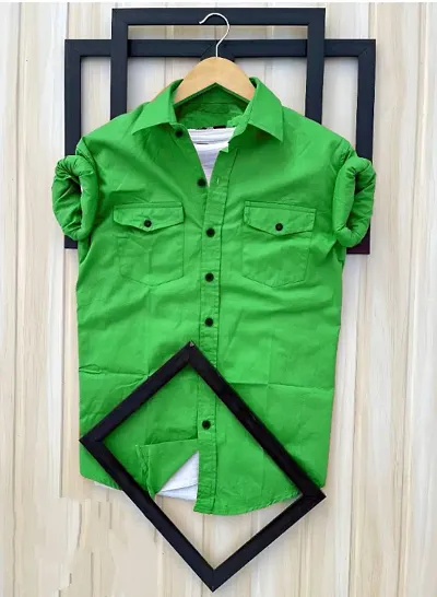 Trendy Cotton Long Sleeves Casual Shirt 