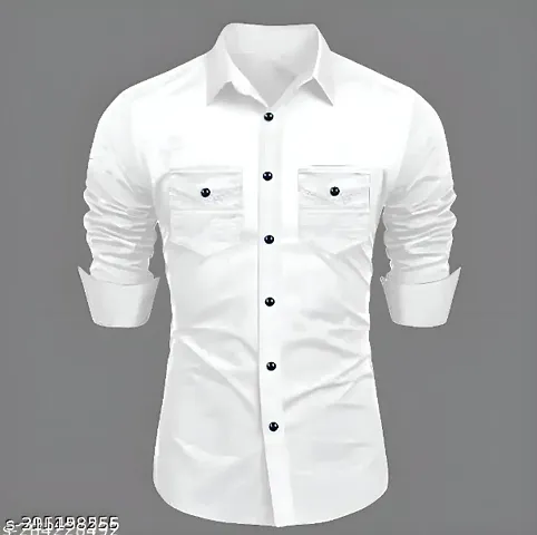 Stylish Double Pocket Shirts For Men Cargo Shirts