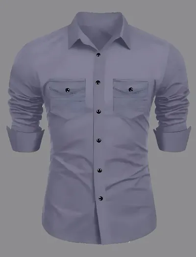 Comfortable Cotton Long Sleeves Casual Shirt 