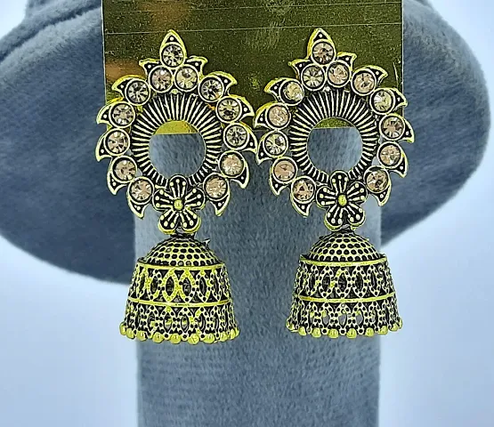 Oxidize Small Size Earring Jhumka For Women Girls