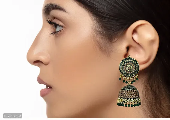 Oxidize  Earring Jhumka For women Girls Fashion-thumb0