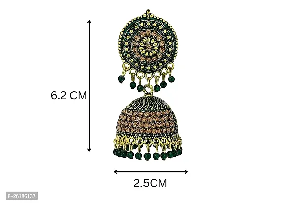 Oxidize  Earring Jhumka For women Girls Fashion-thumb2