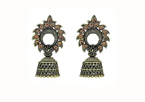 Oxidize Small Size Earring Jhumka For Women Girls-thumb3