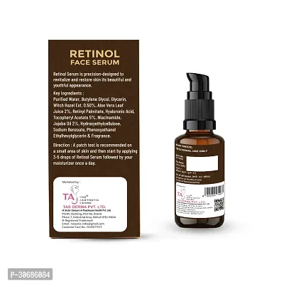 The Aesthetic Sense Retinol Face Serum | Anti-Aging Serum with benefits of Witch Hazel Extract, Jojoba Oil, Hyaluronic Acid  Aloe Vera Extract- 30ml (Pack of 1)-thumb3