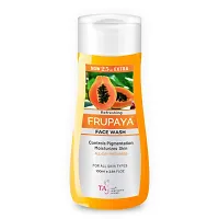 The Aesthetic Sense Frupaya Face Wash -100ml with Goodness of Refreshing Papayas for Cleansing  Skin Purifying (Pack of 2)-thumb2