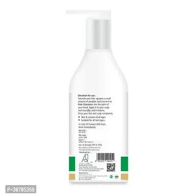 Just Awe Kale Shampoo- 200ml | Damage Repair Shampoo- strengthen the hair shaft and mend split ends (Pack of 1)-thumb3