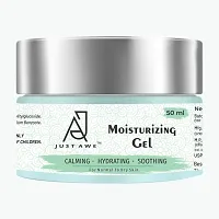 Just Awe Water-Based Moisturizing Gel - 50ml | Non-Greasy Advanced Gel Formula Infused with Aloe Vera Extract  Vitamin E-thumb1